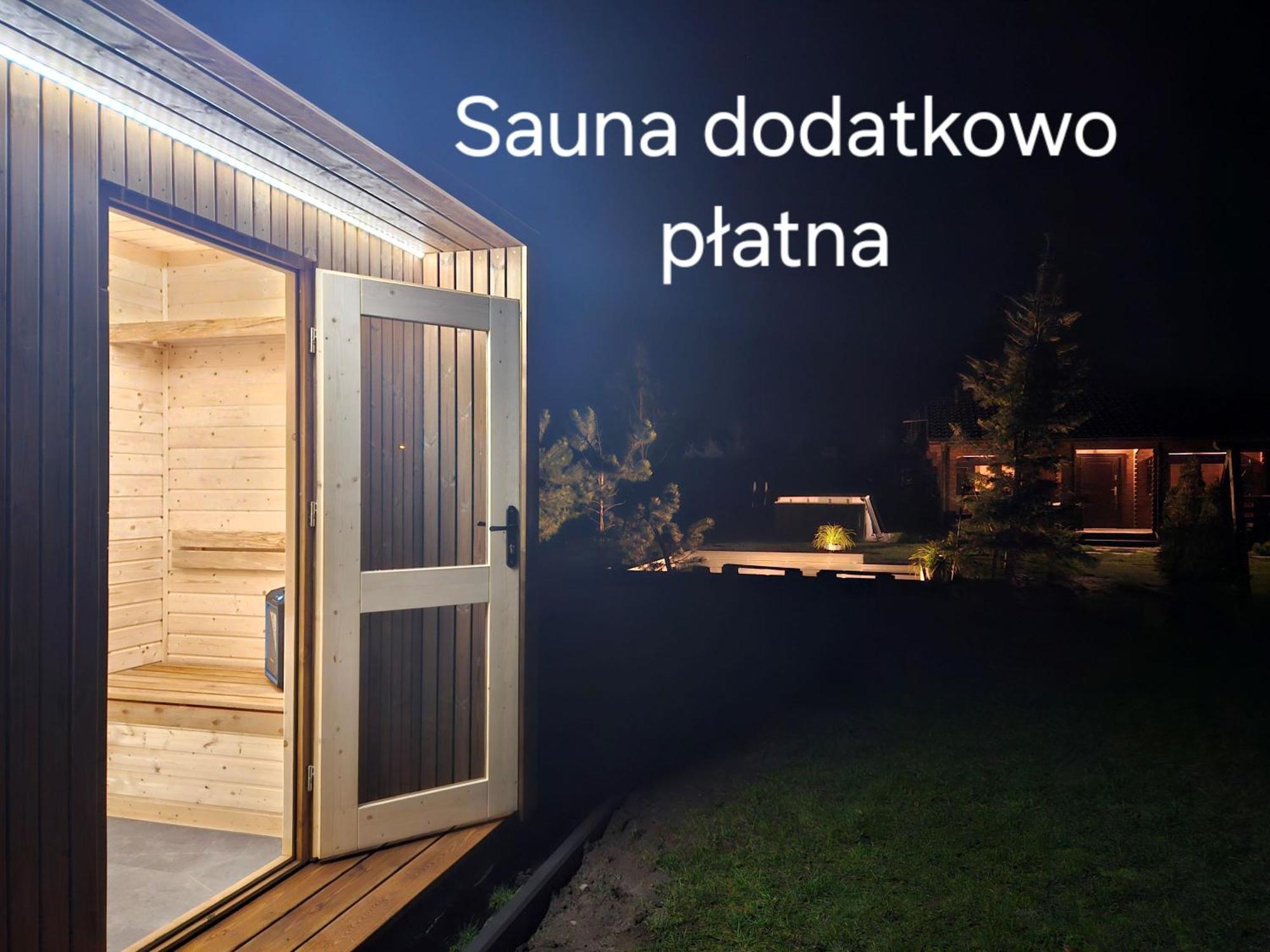 Domek Caloroczny Magjan Z Sauna Złotów Exterior foto